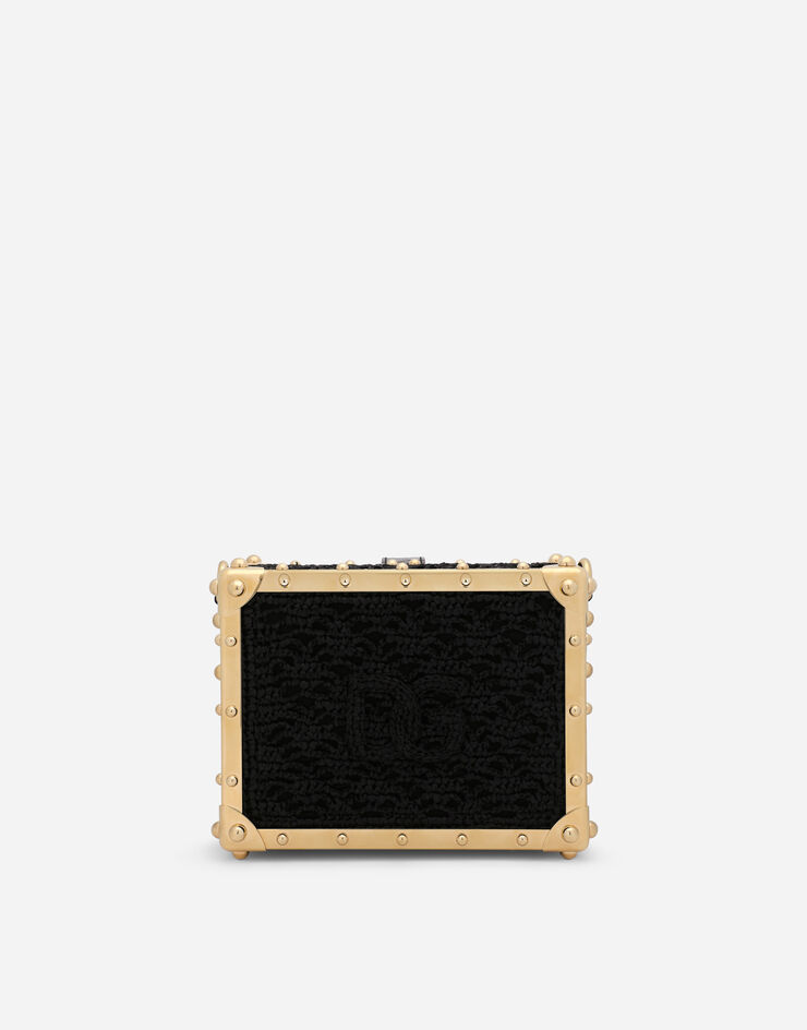 Dolce & Gabbana Borsa Dolce Box in uncinetto rafia Multicolore BB7165AY616