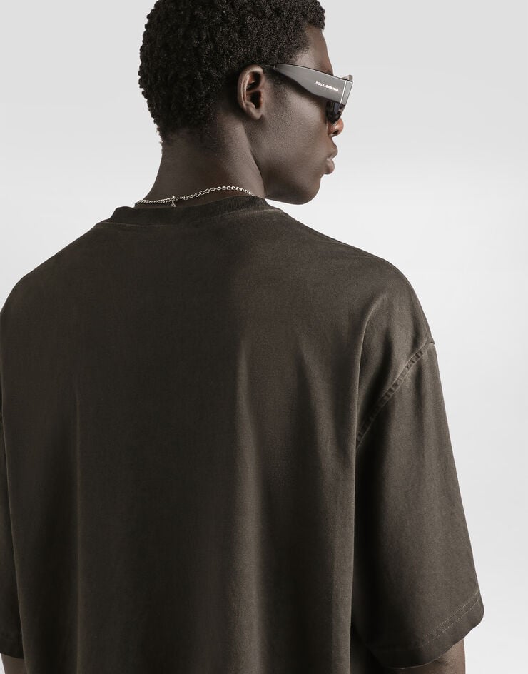 Dolce & Gabbana Cotton t-shirt Dolce & Gabbana Cotton t-shirt Black G8TJ6TG7PPQ