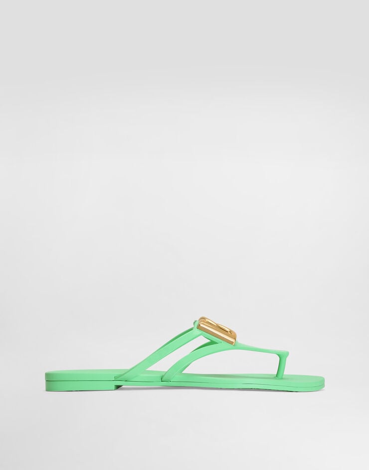 Dolce & Gabbana Rubber beachwear flip-flops Dolce & Gabbana Rubber beachwear flip-flops Multicolor CW2418AY817