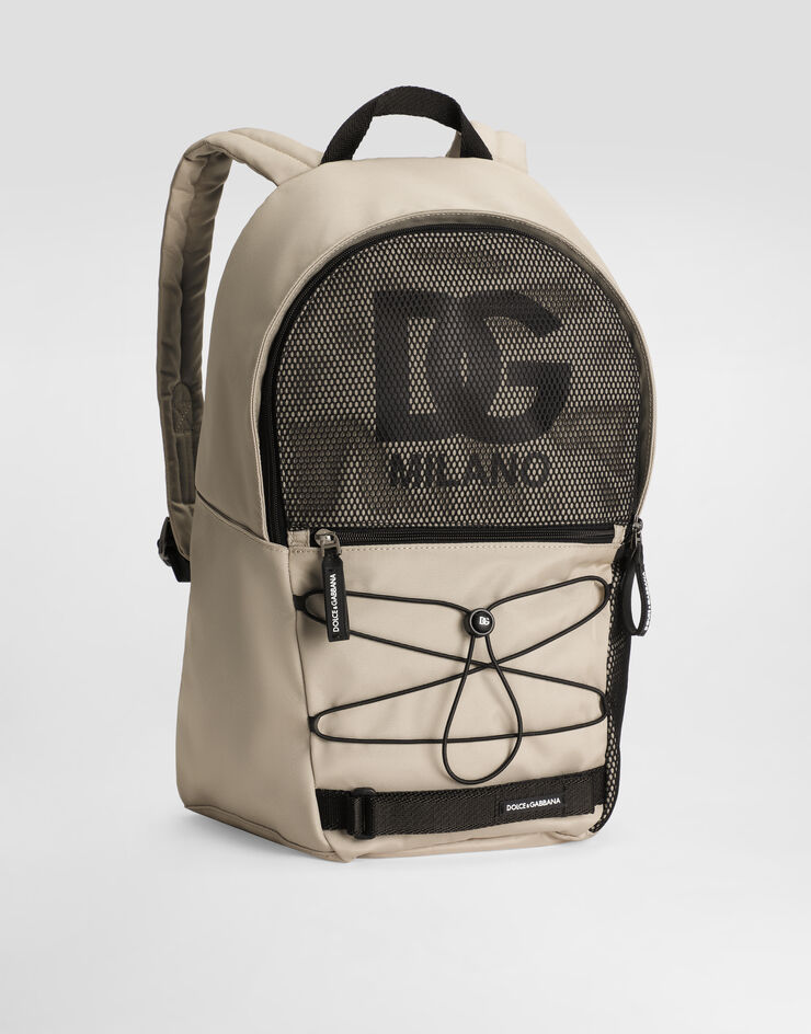 Dolce & Gabbana Nylon backpack with DG logo Multicolor EM0144AM476