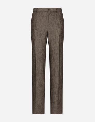 Dolce & Gabbana Classic linen pants Print GVRMATHI1SV