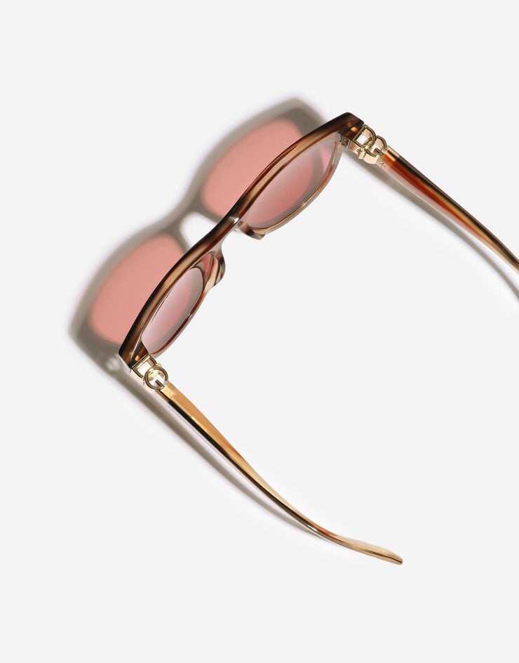 Dolce & Gabbana DG Hinge Sunglasses Striped brown VG4533VP175