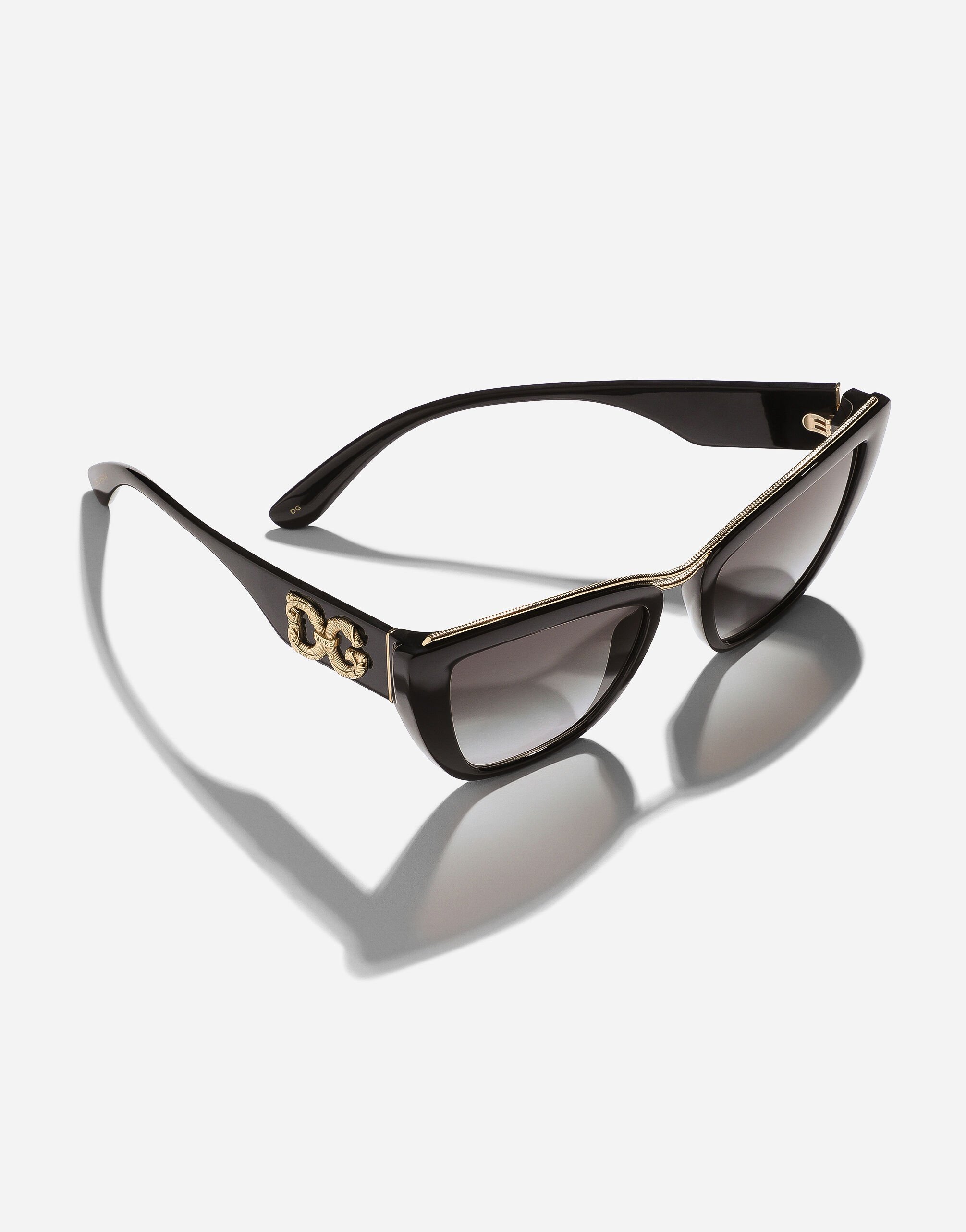DG Amore sunglasses in BLACK for Women Dolce Gabbana