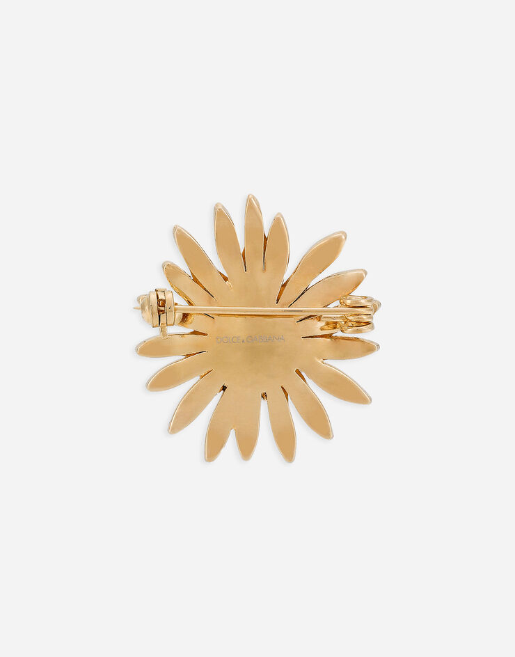 Dolce & Gabbana 30-mm daisy brooch Gold WPQ3S1W1111