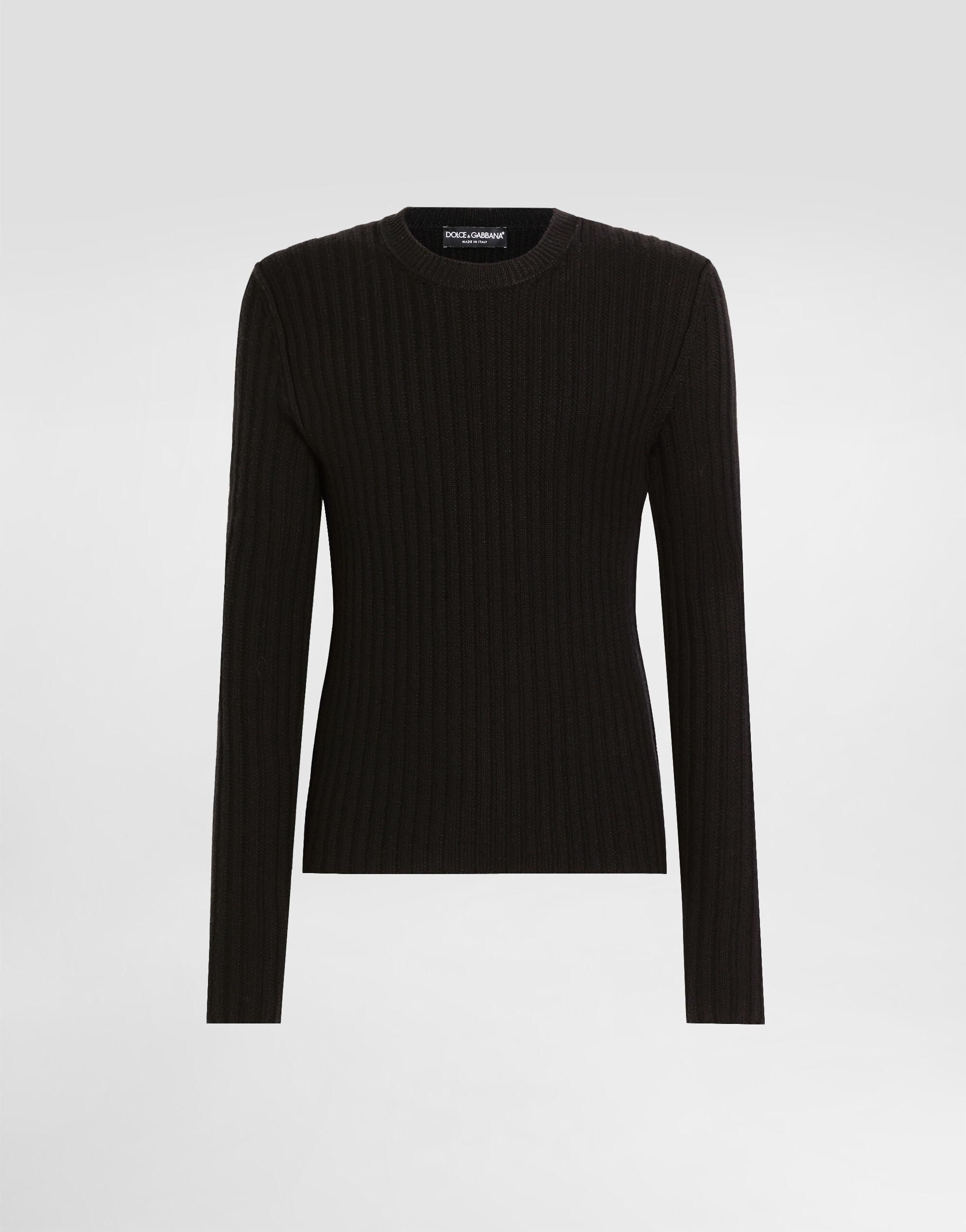 Wool pullover in Black for Men | Dolce&Gabbana® US