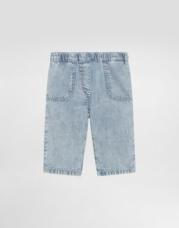 Dolce & Gabbana Denim jeans with Dolce&Gabbana logo Multicolor L23P45LDC90