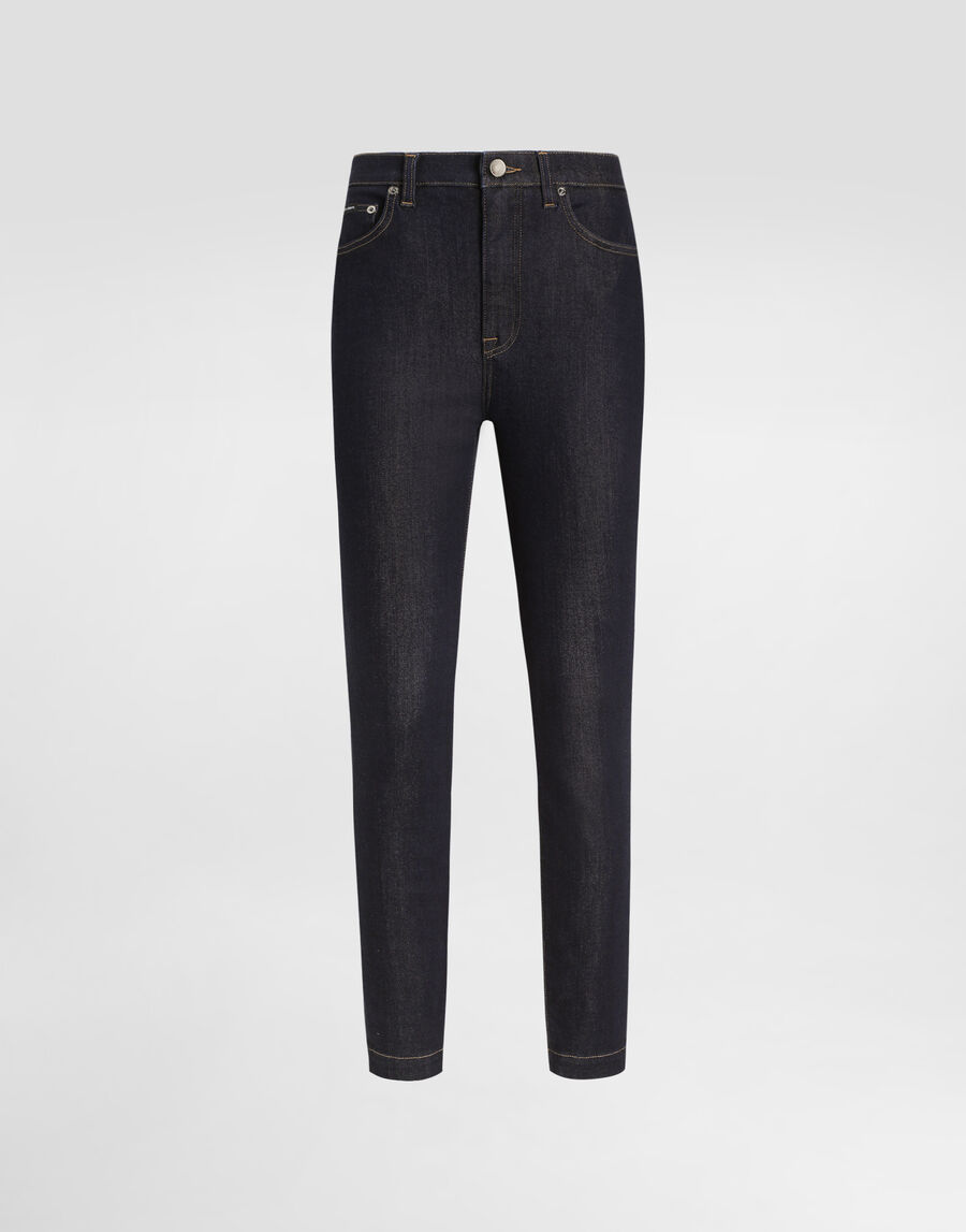Deep blue stretch denim Grace jeans