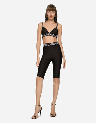 Dolce & Gabbana Spandex jersey top Dolce & Gabbana Spandex jersey top Black F75H8TFUGQU
