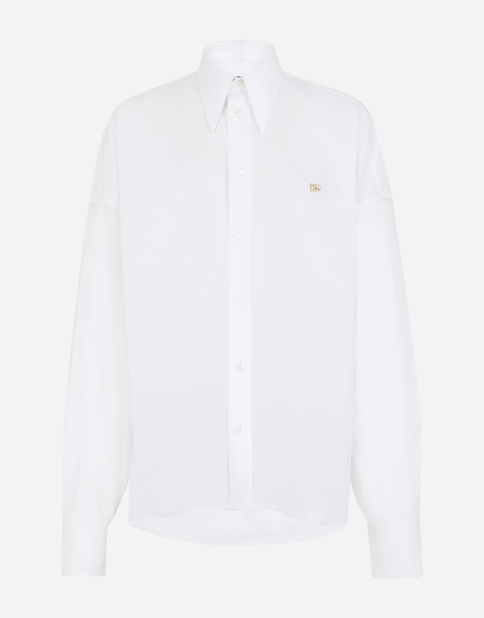 Cotton shirt with DG logo