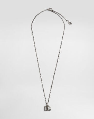 Dolce & Gabbana DG 로고 네크리스 레드 WNR5M1W1111