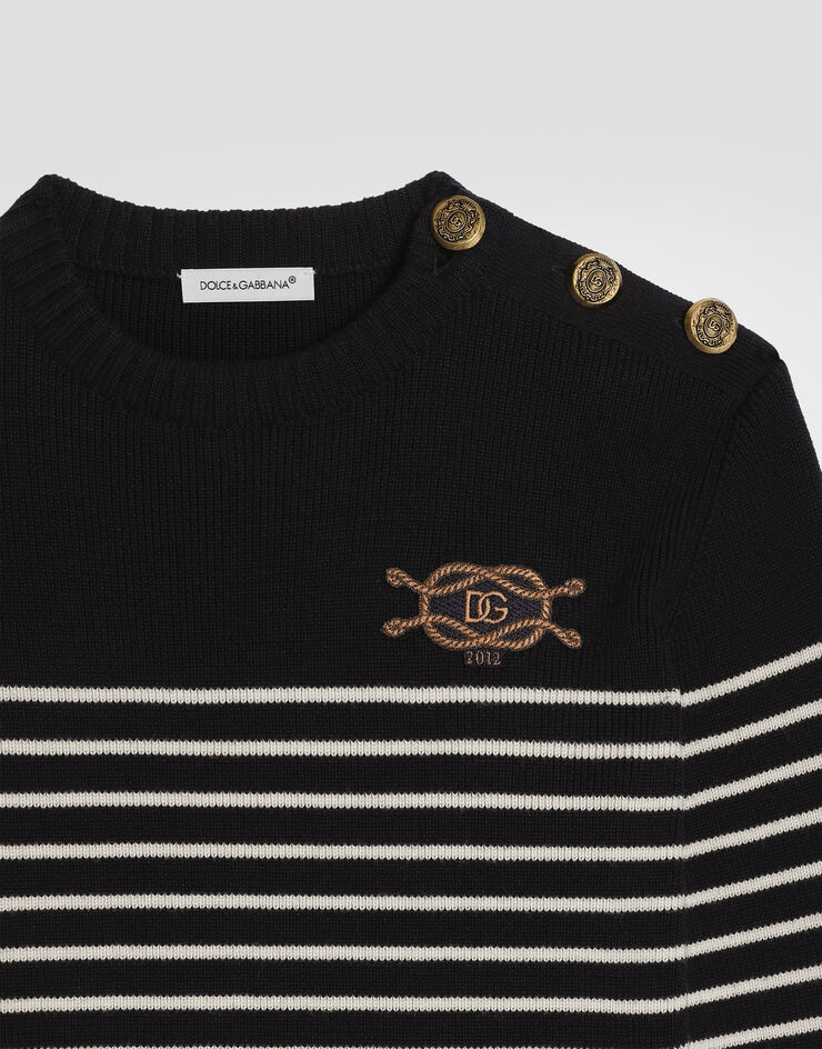 Dolce & Gabbana Wool pullover Blue L4KWK2JDVL7