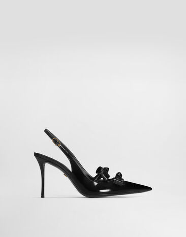 Dolce & Gabbana Calfskin slingback Black CG1114A1037
