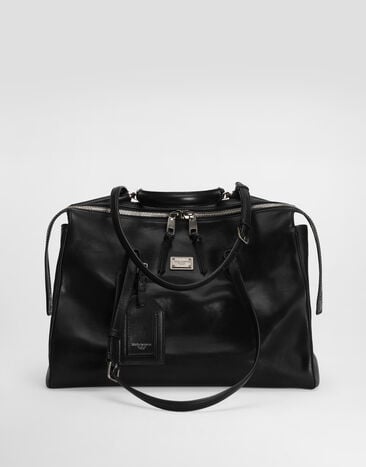 Dolce & Gabbana Vittoria calfskin bag Black BM7825AH850