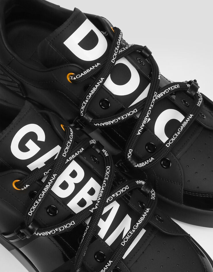Dolce & Gabbana Zapatilla Portofino de becerro y charol Multicolore CS2328AJ986