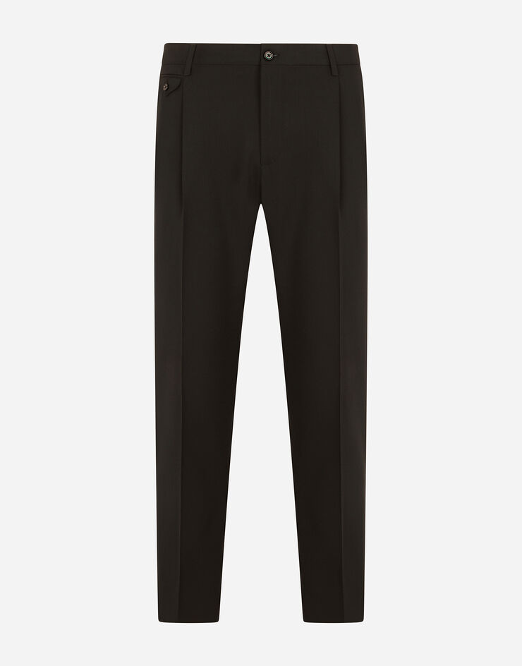 Dolce & Gabbana Stretch wool pants Dolce & Gabbana Stretch wool pants Nero GY6UETFU2KF