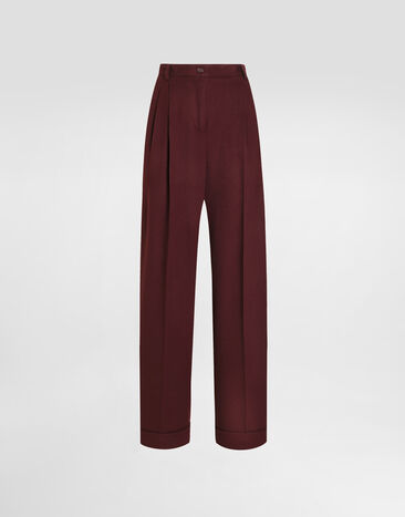 Dolce & Gabbana Cashmere trousers Purple FTBMPTFU29R