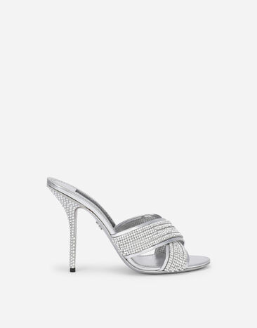 Dolce & Gabbana Crystal mesh mules Print CQ0632A6L97