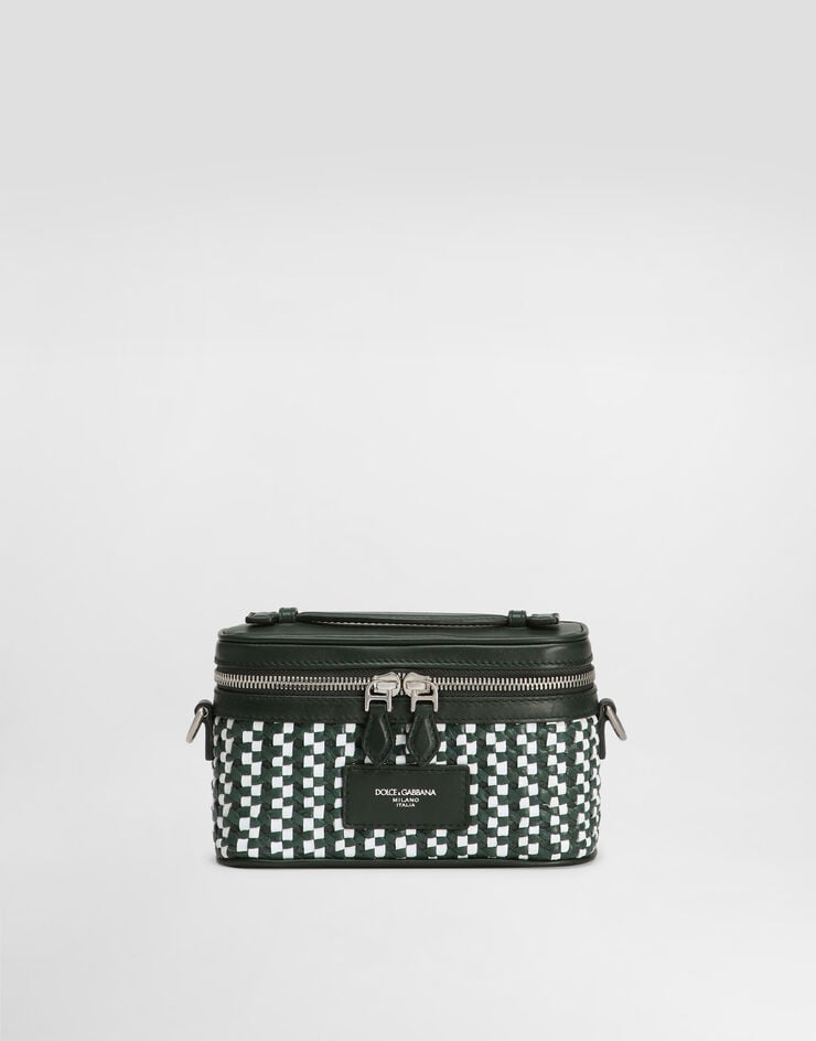 Dolce & Gabbana Atene crossbody minibag with woven leather Multicolor BP3411A9N79