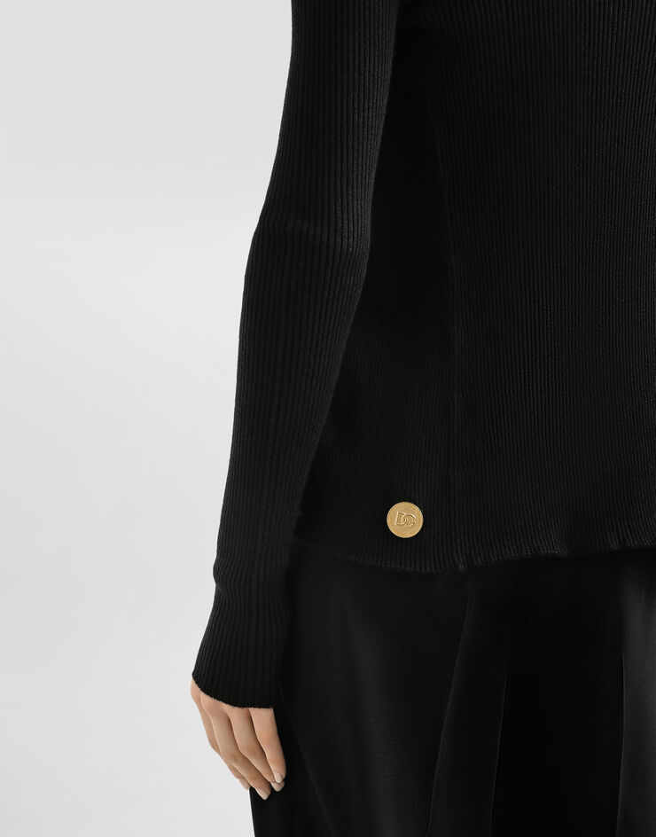 Dolce & Gabbana Cashmere cardigan Black FXV90TJBW0G