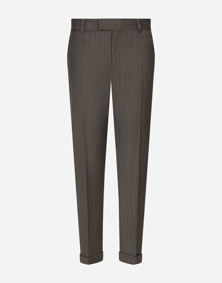 Dolce & Gabbana Tailored striped flannel pants Multicolor GP09TTFRBDF