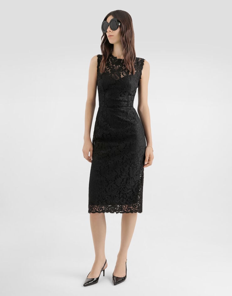 Dolce & Gabbana Cordonetto lace dress Dolce & Gabbana Cordonetto lace dress Black F6H0ZTHLMTB