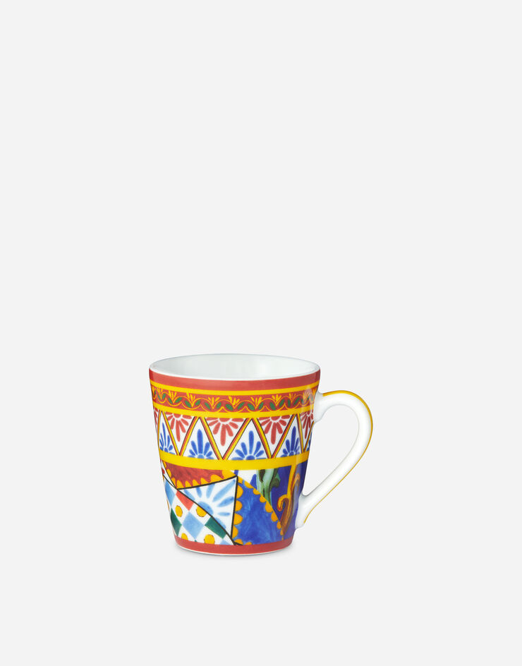 Dolce & Gabbana Mug aus Porzellan Mehrfarbig TC0096TCA24