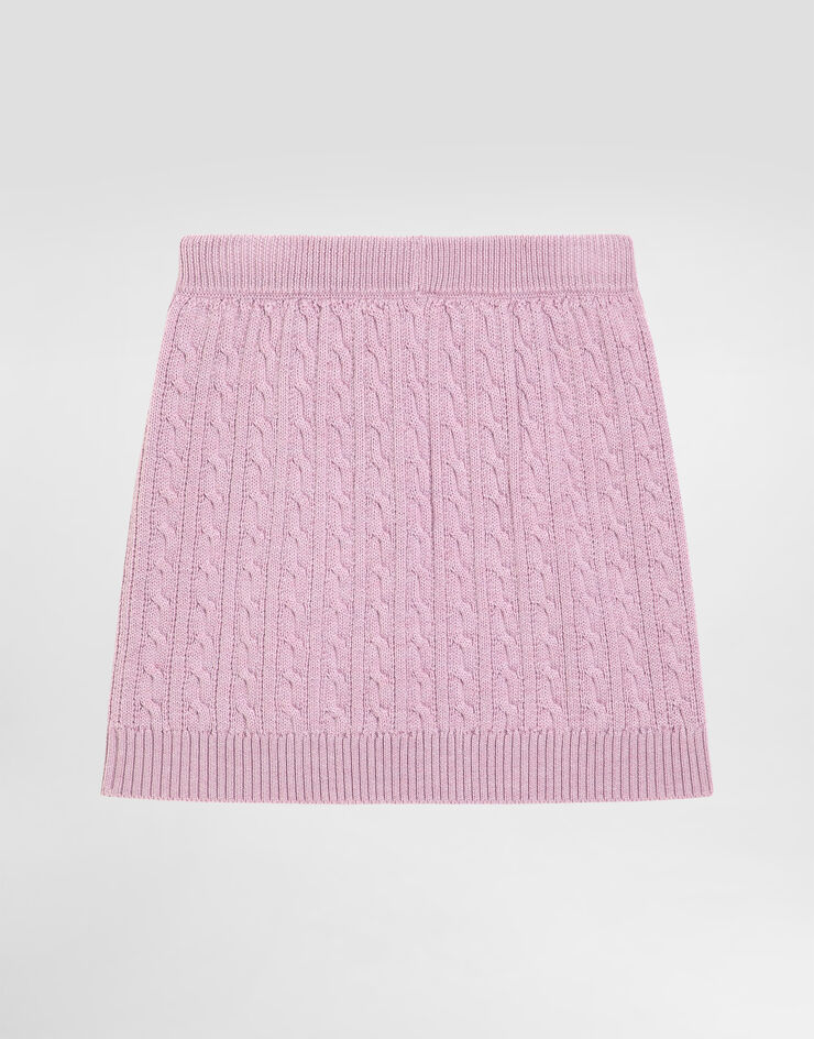 Dolce & Gabbana Wool skirt Lilac L5KI09JDVDJ