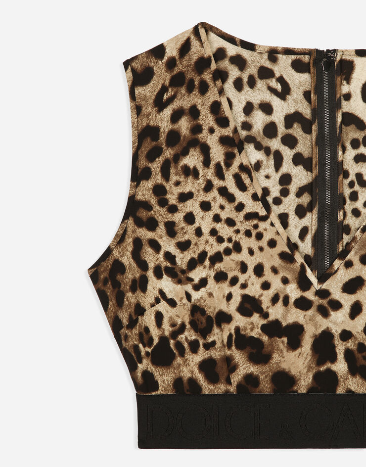 Dolce & Gabbana TOP Animal Print F772ETFSADD