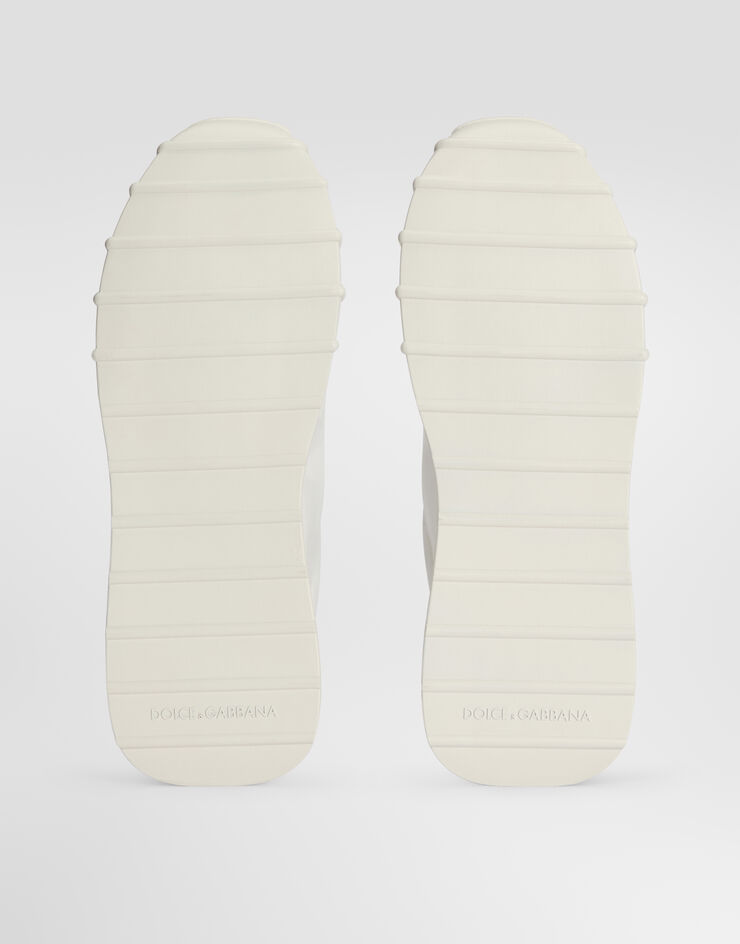 Dolce & Gabbana DG Athletic sneakers in fabric and calfskin Cream CS2384A0136