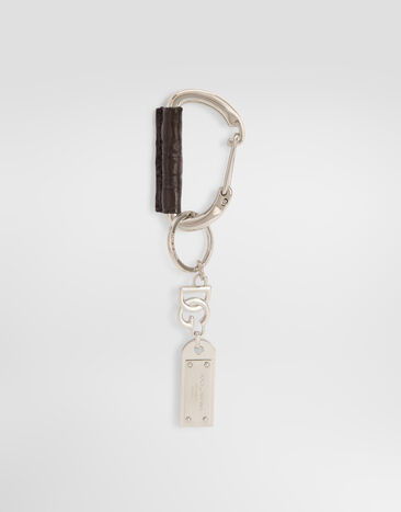 Dolce & Gabbana Caiman keyring Brown BP3560A2088
