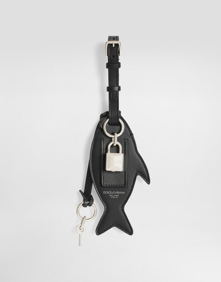 Dolce & Gabbana calfskin keychain blu BP3462A0690