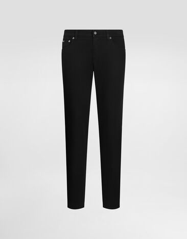 Dolce & Gabbana Washed black slim-fit stretch jeans Multicolor GY07CDG8GW6