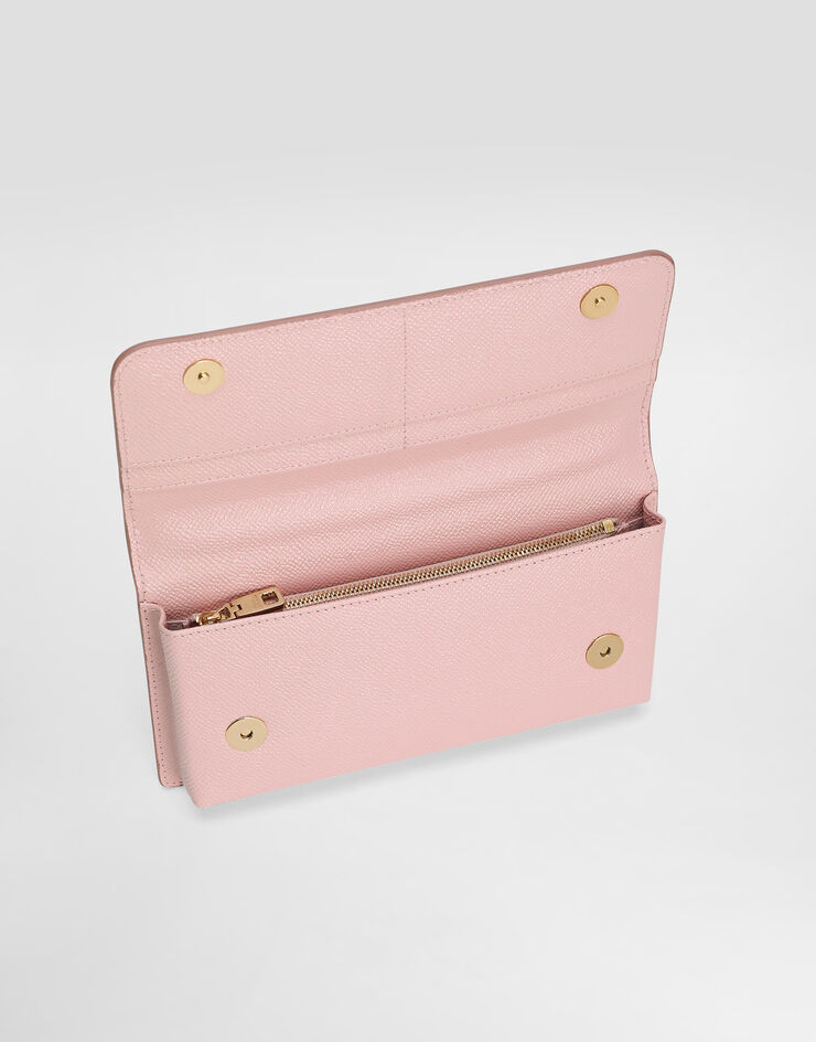 Dolce & Gabbana Bolso para teléfono en piel de becerro Dauphine Dolce & Gabbana Bolso para teléfono en piel de becerro Dauphine Rosa BI3280A1001