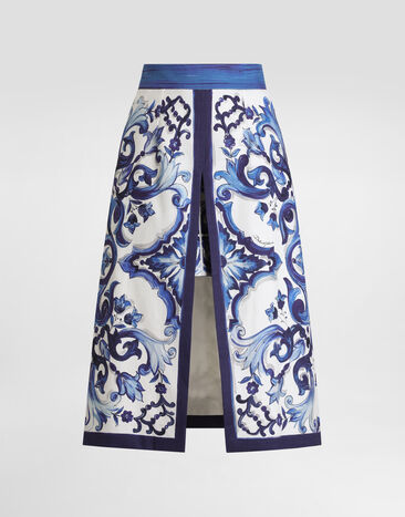 Dolce & Gabbana Majolica-print skirt Print I4O18WFPFTB