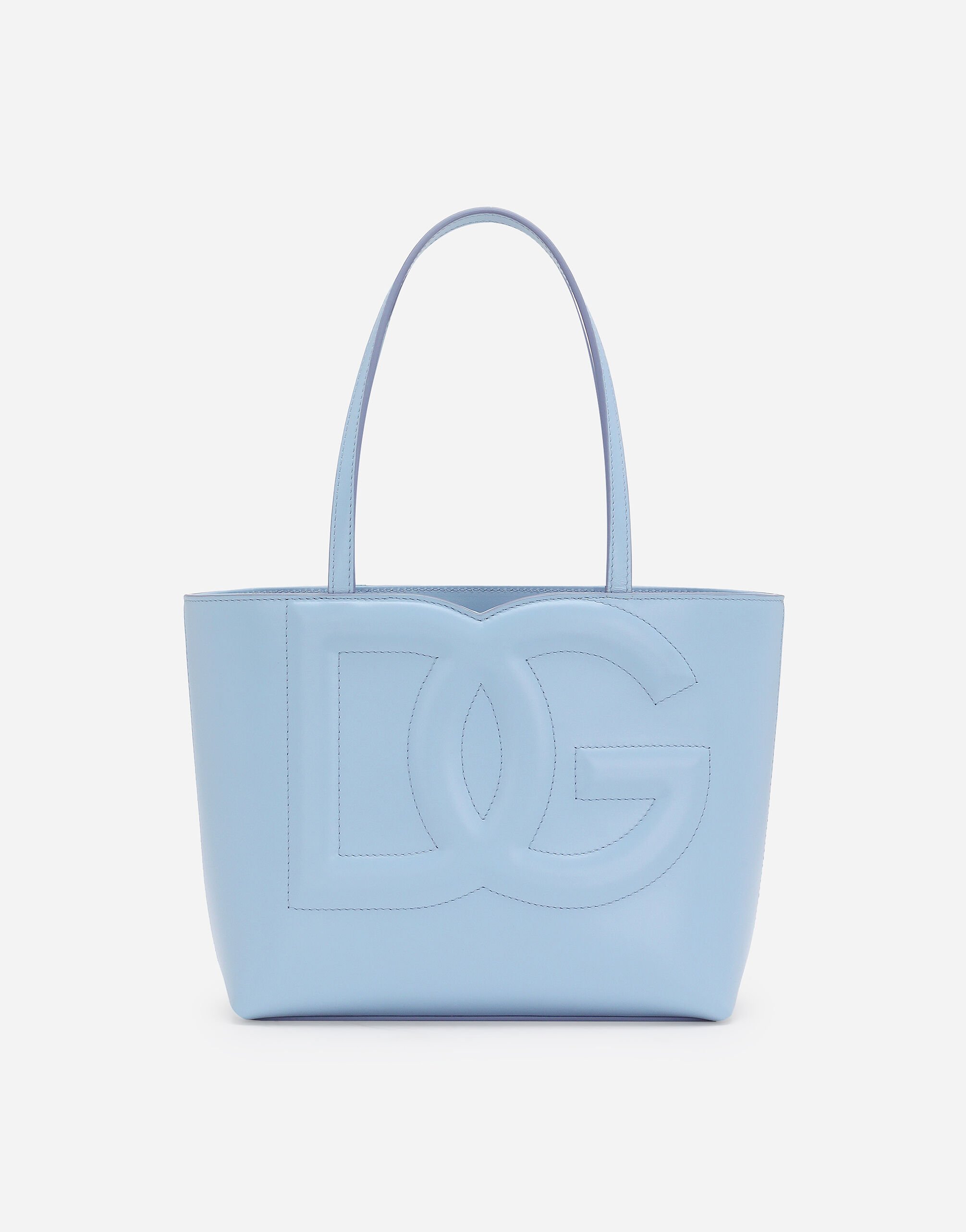 Small DG Logo Bag shopper in Light Blue for Women Dolce Gabbana US