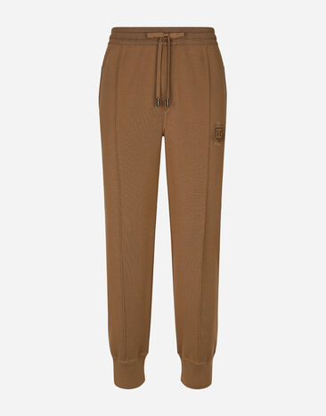 Dolce & Gabbana Wool jogging pants Beige GXU15ZJFMCZ