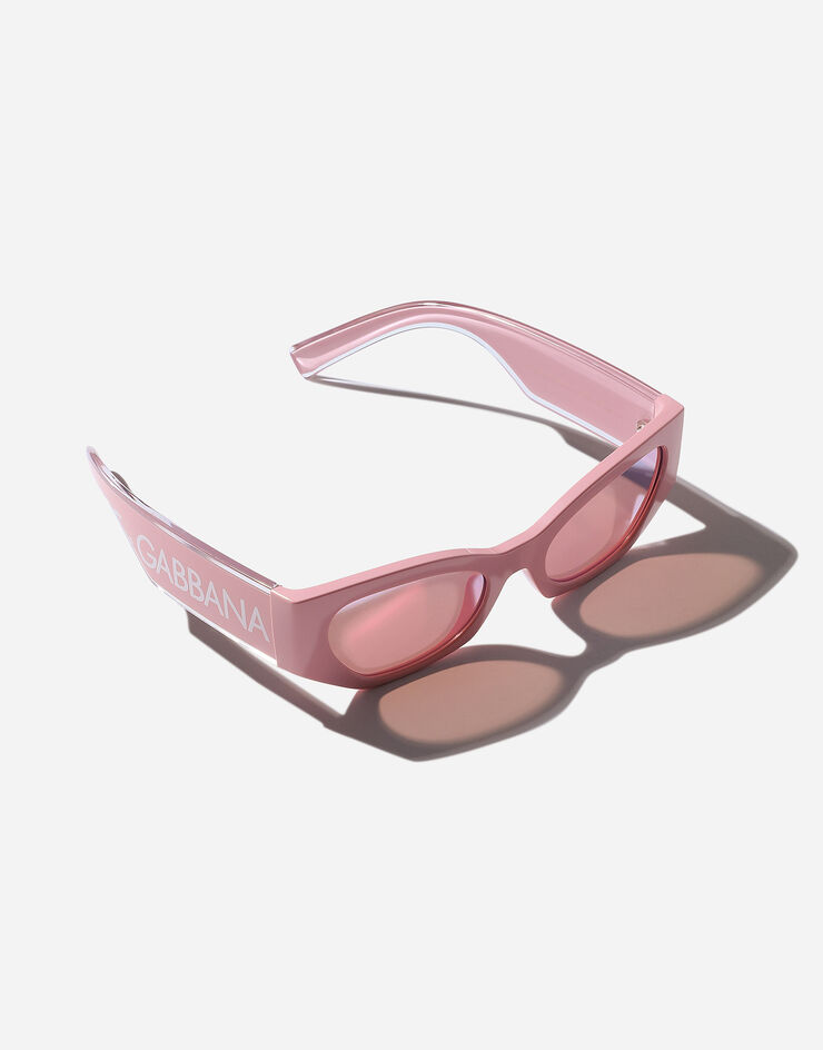 Dolce & Gabbana Солнцезащитные очки DNA с логотипом Pink VG600KVN87V
