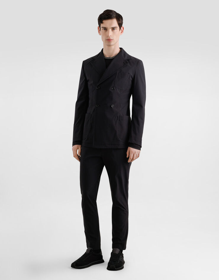Dolce & Gabbana Nylon canvas trousers Black GW13ETFUUDD