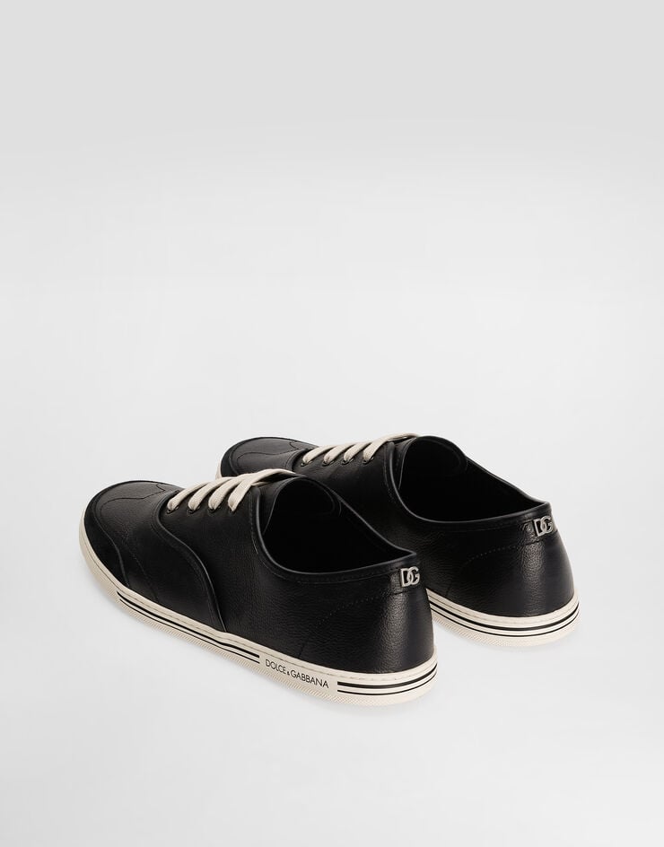 Dolce & Gabbana Saint Tropez 小牛皮运动鞋 Black CS2351AQ724