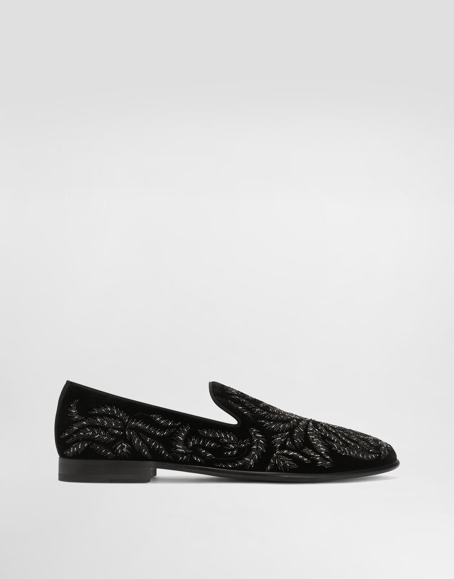 Velvet slippers