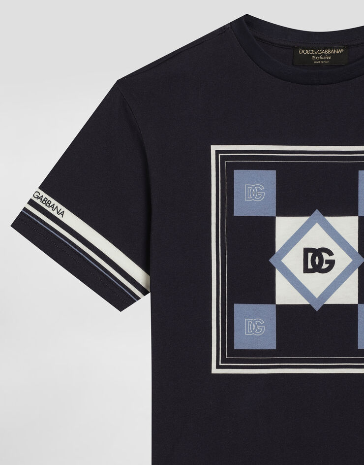 Dolce & Gabbana Jersey T-shirt with print Multicolor L4JTHVII7HO
