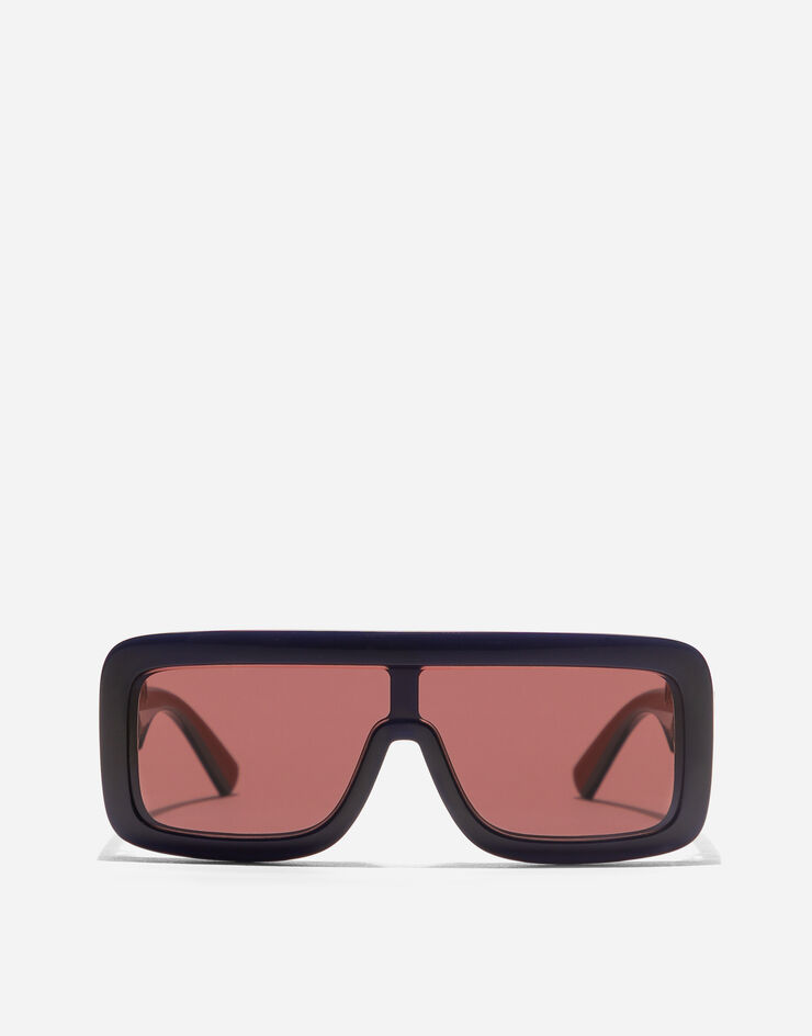 Dolce & Gabbana DG Logo Sunglasses Transparent dark blue VG601FVN975