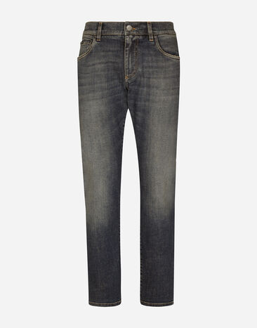 Dolce&Gabbana Jean slim stretch bleu clair lavé Bleu G9ZY5LHULR0