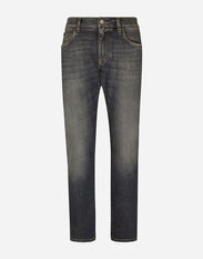 Dolce & Gabbana Light blue wash slim-fit stretch jeans Black M4E45TONO06