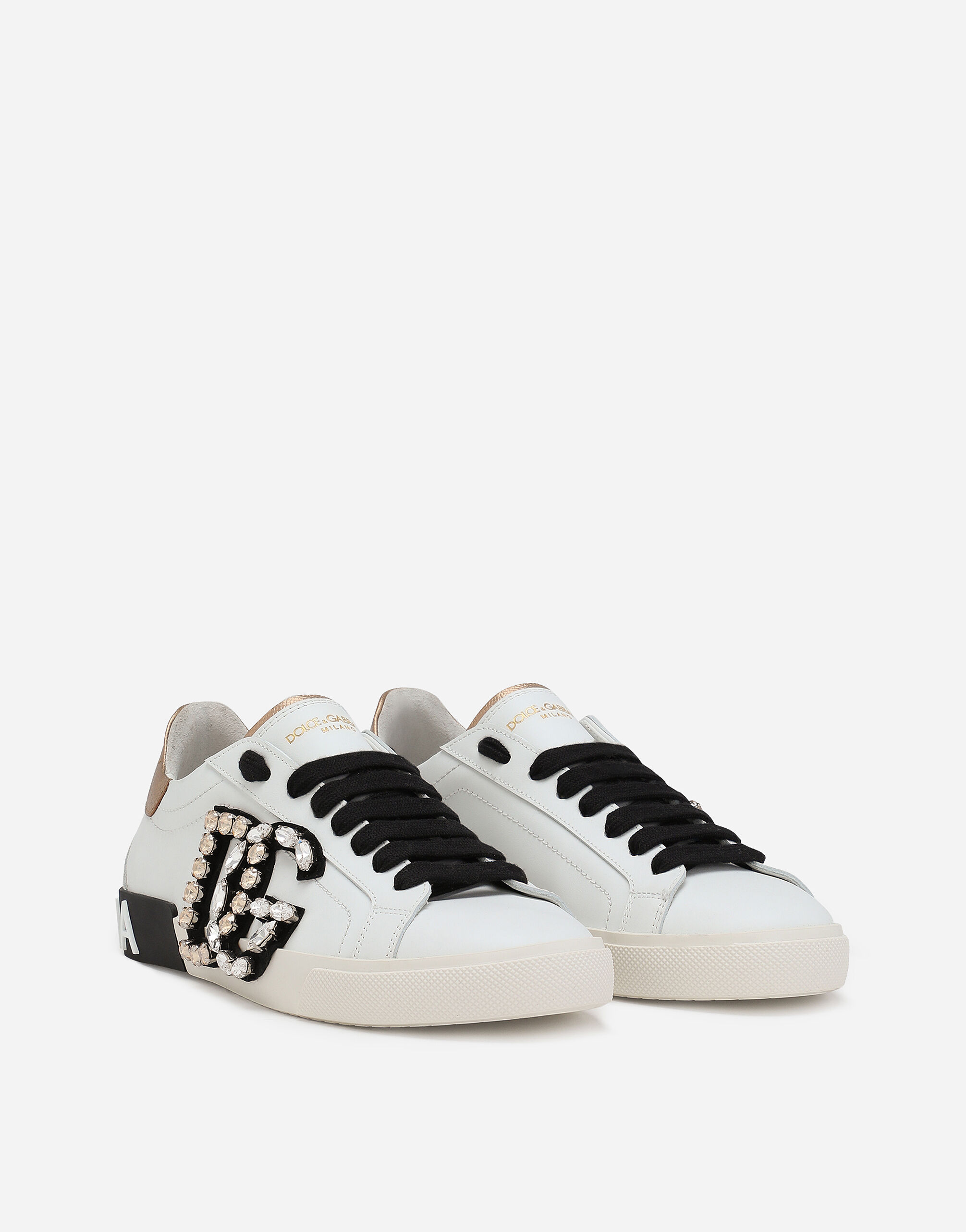 Portofino vintage calfskin sneakers