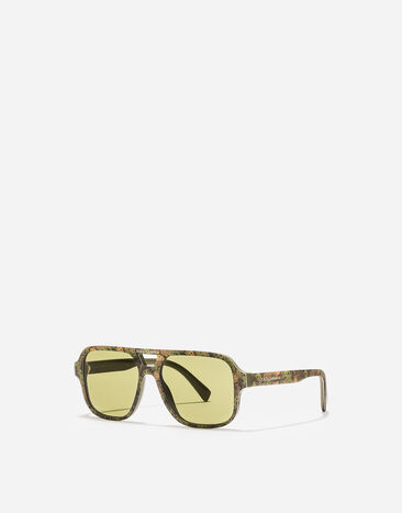 Dolce & Gabbana DG Mini Me Sunglasses Print green figs VG400NVP882