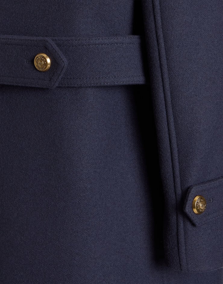 Dolce & Gabbana Double-breasted wool coat Dolce & Gabbana Double-breasted wool coat Blue G058OTHU2DA