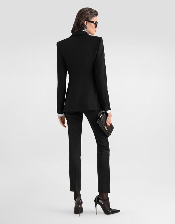 Dolce & Gabbana Bi-stretch twill trousers Dolce & Gabbana Bi-stretch twill trousers Black FTCC8TFUBGC
