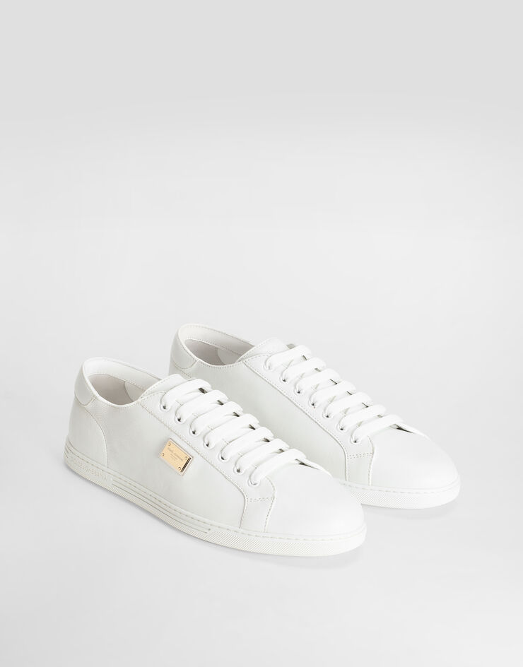 Dolce & Gabbana Saint Tropez calfskin sneakers White CS1735AN990