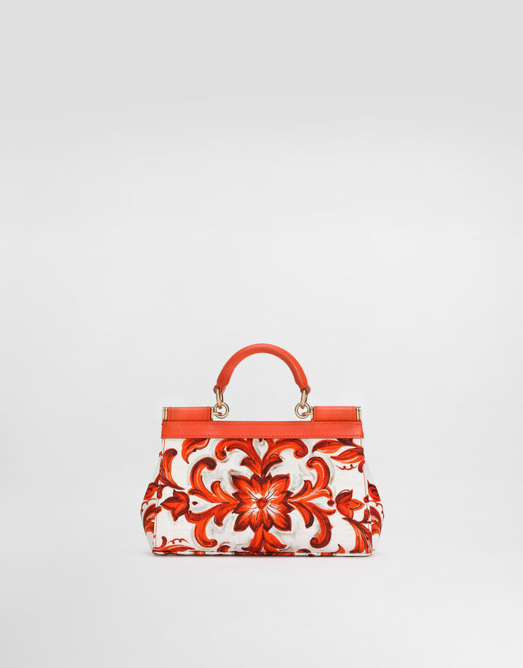 Dolce & Gabbana Mini Sicily handbag with bezels Dolce & Gabbana Mini Sicily handbag with bezels Multicolor BB7116B0815